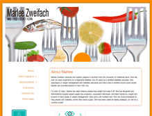 Tablet Screenshot of marleezweifach.com